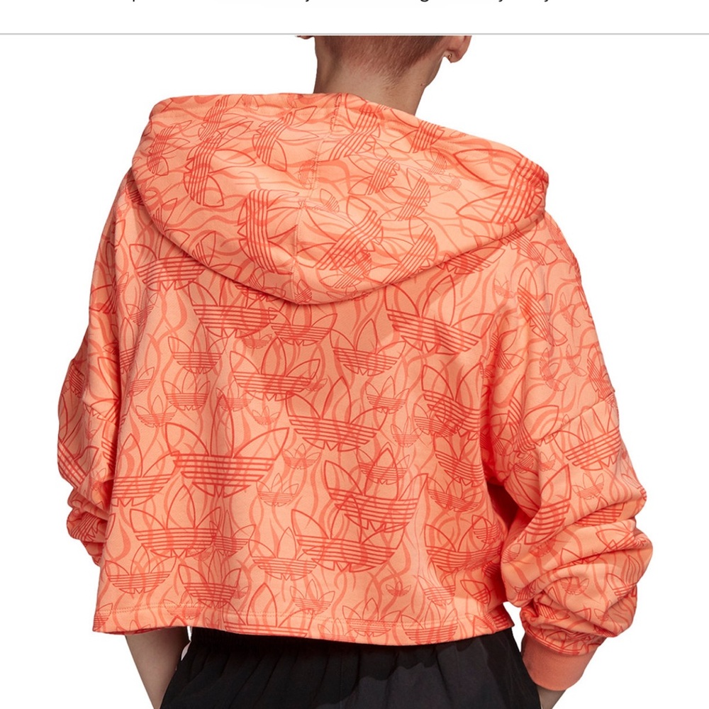 Adidas Originals Trefoil Logo Cropped Sweatshirt - Picture 4 of 5